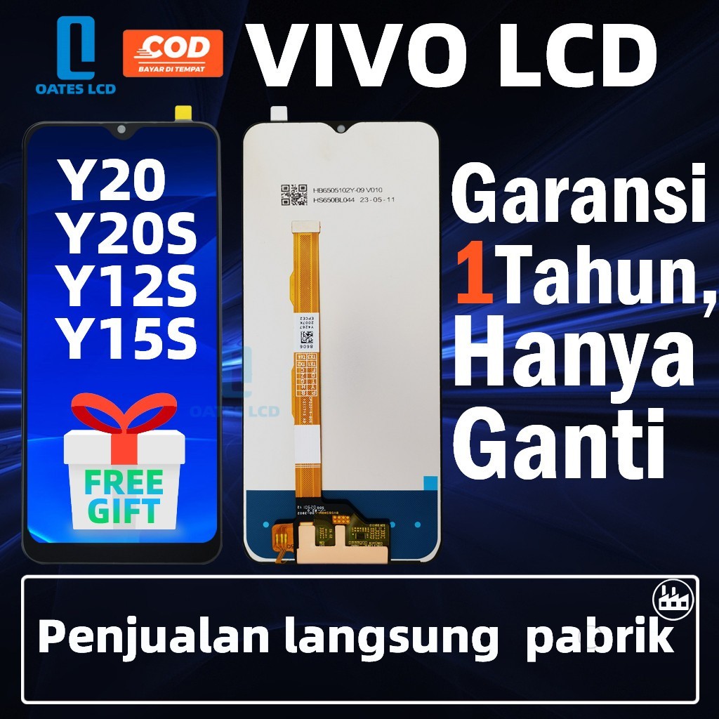 Souyoun - OriginalLCD VIVO Y20/Y15S/Y12S/Y20i/Y20s/Y20 2021/Y20S G/Y01 FULLSET Touchscreen ORI HP OG