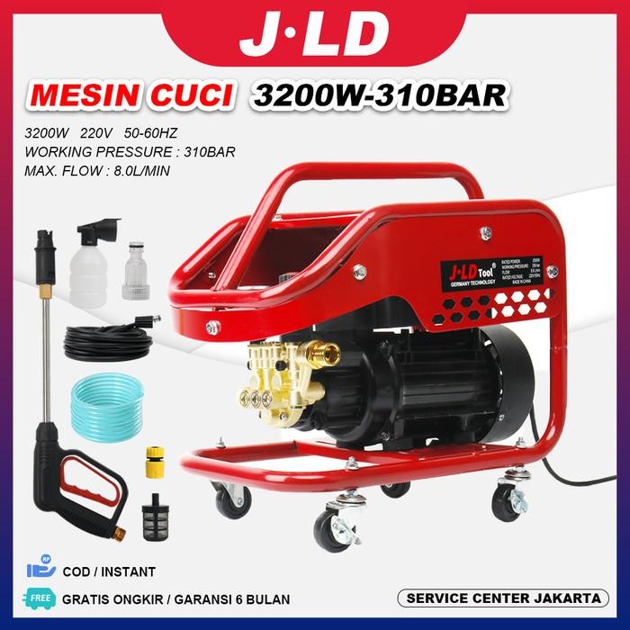 JLD Mesin Cuci Jet Cleaner Jet Washer Model Cuci Mobil Alat steam cuci motor & mobil Car - S2