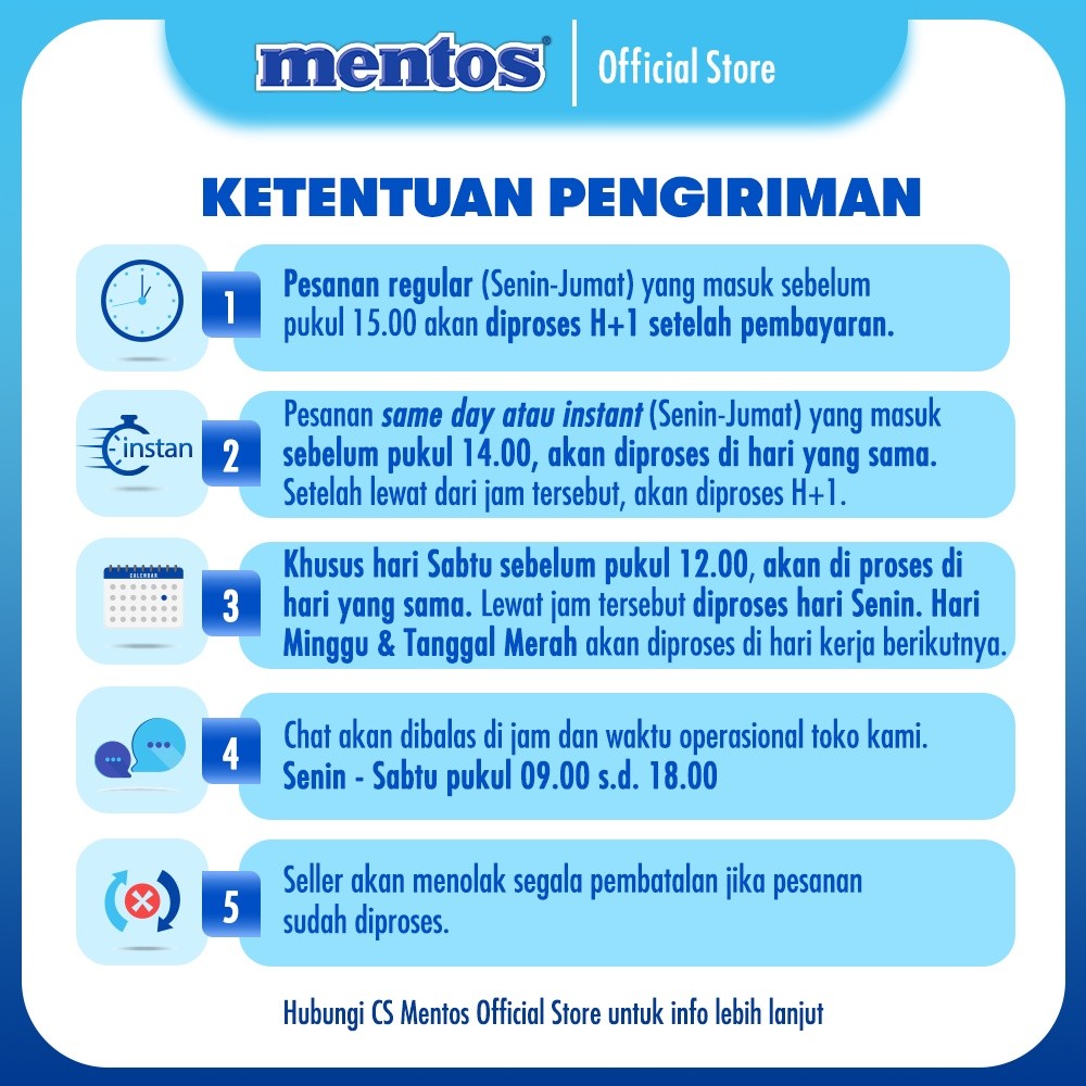 

Mentos Chewy Dragees Fruit Pack 108g - Permen Mint Rasa Buah