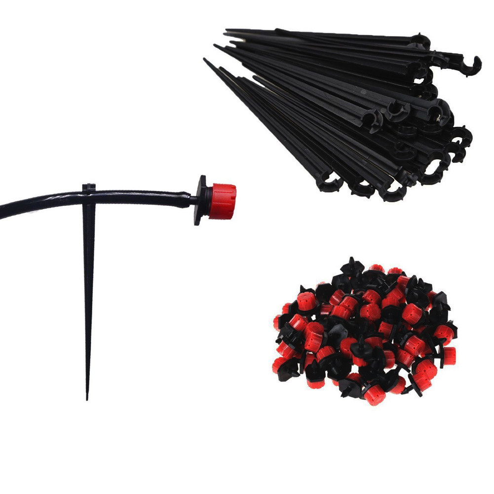 Drip Irrigation Kit Greenhouse Watering System Adjustable Automatic Misting System 5/15/25M Hose