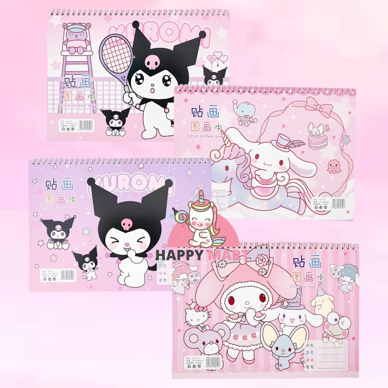 

sketch book Buku gambar a4 Kuromi tenis series melody / cinnamoroll