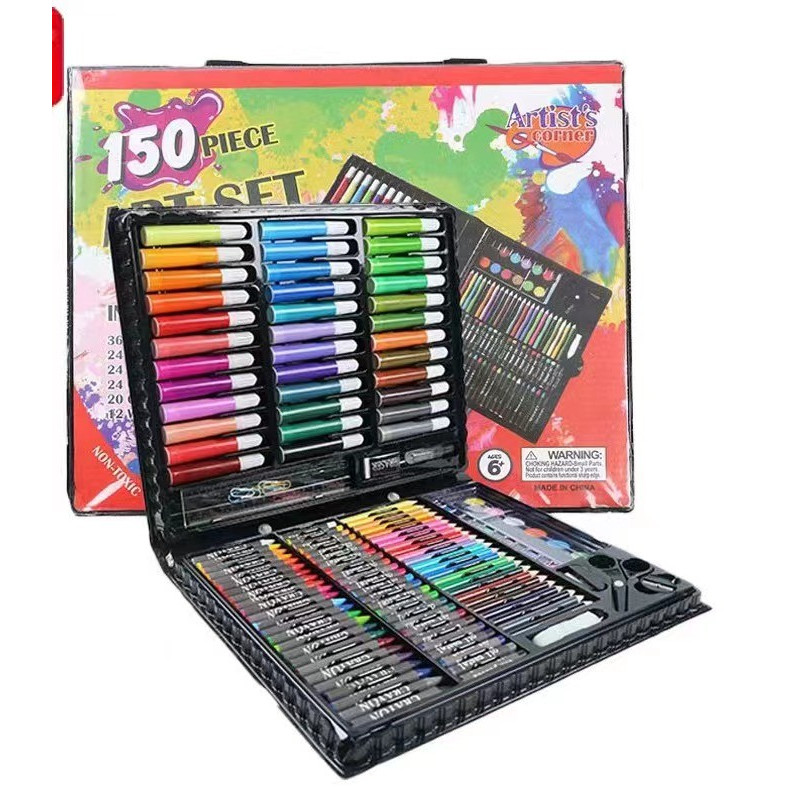 

Art Set Isi 150 Pcs 86 PCS & 68 PCSPensil Warna Set Anak Crayon Komplit Alat Lukis Alat Mewarnai