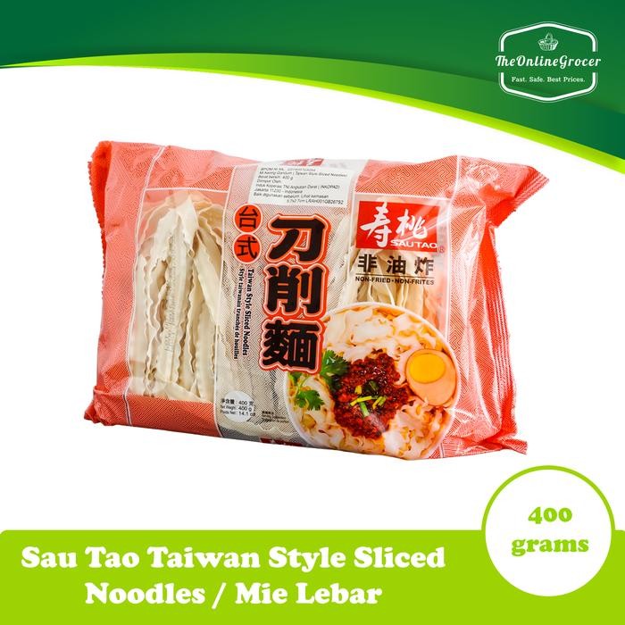 

Promo Terbatas Sau Tao Taiwan Style Sliced Noodles 400Gr Mie Lebar Aman