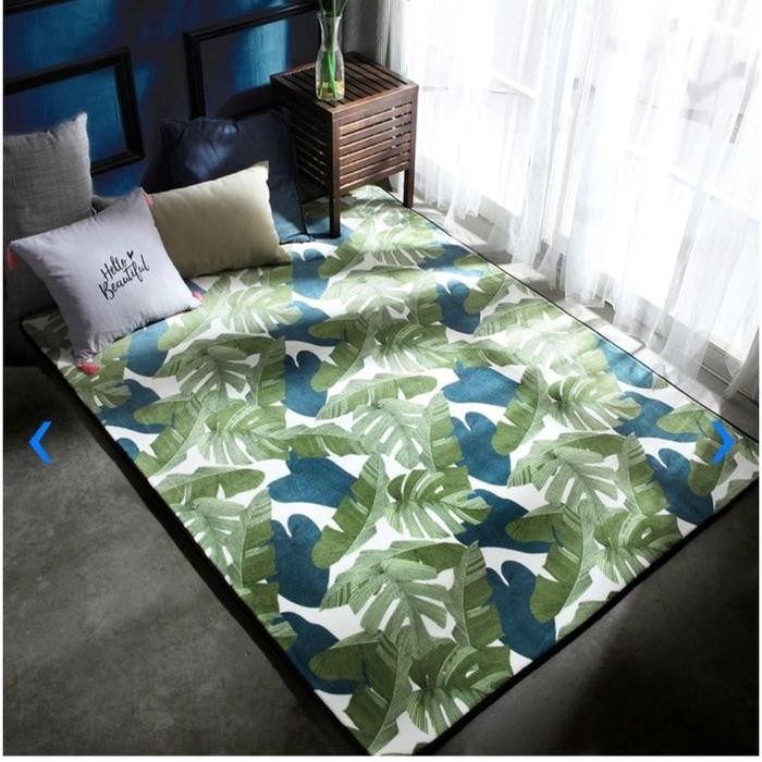 Informa Karpet cactus / Rectangle Tropical /Hexagonal / Abstrak /Memory foam
