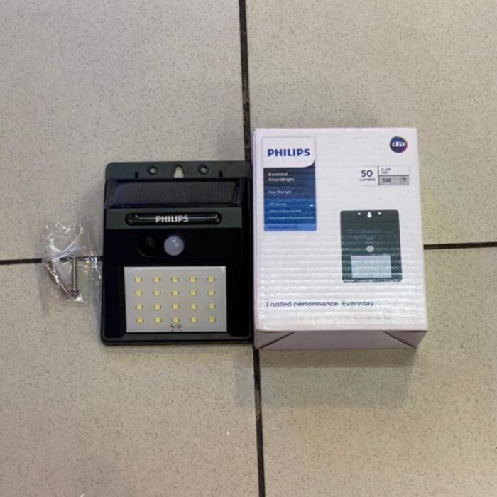 Terbaru Lampu Taman Sensor Gerak 50 Led Solar Tenaga Surya Philips