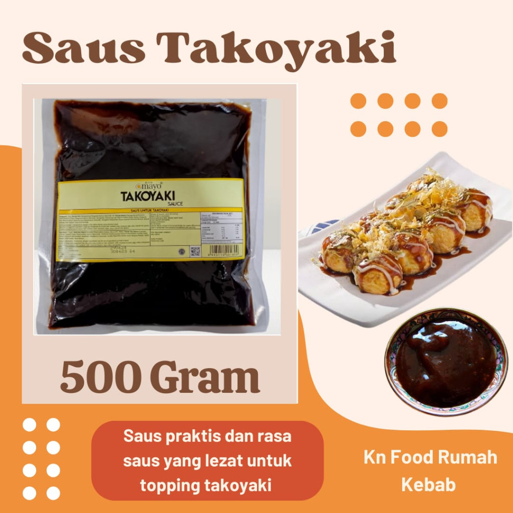 

Saus Toping Takoyaki - Saus Takoyaki Sauce 500 Gram
