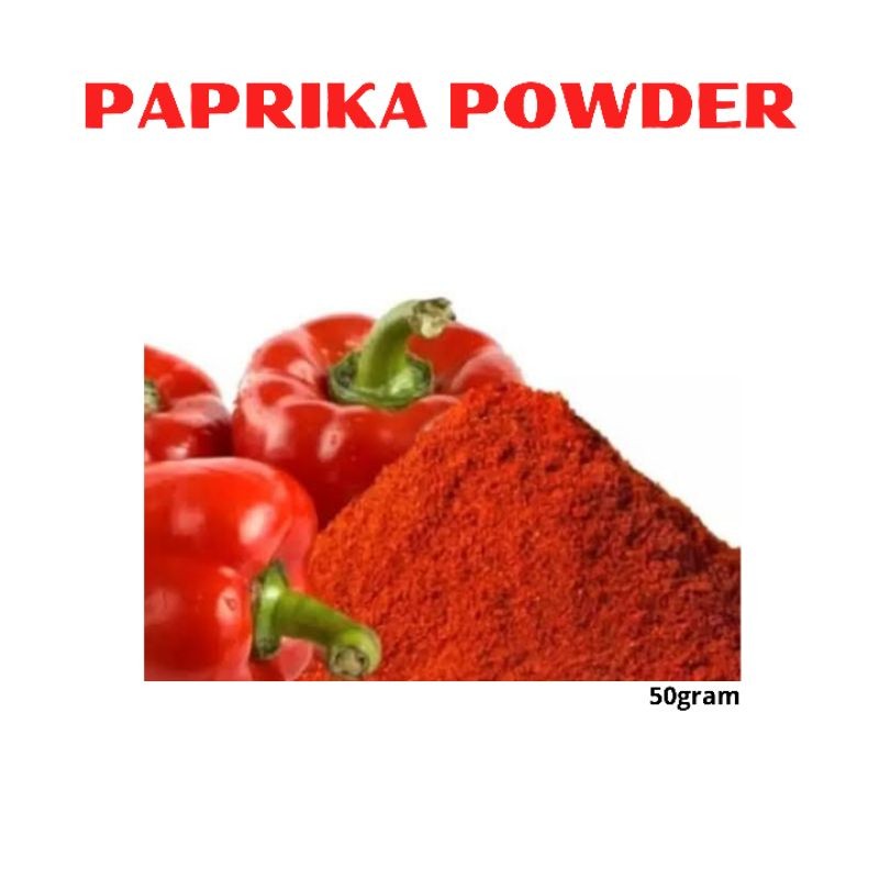 

PAPRIKA BUBUK 50gr PAPRIKA POWDER