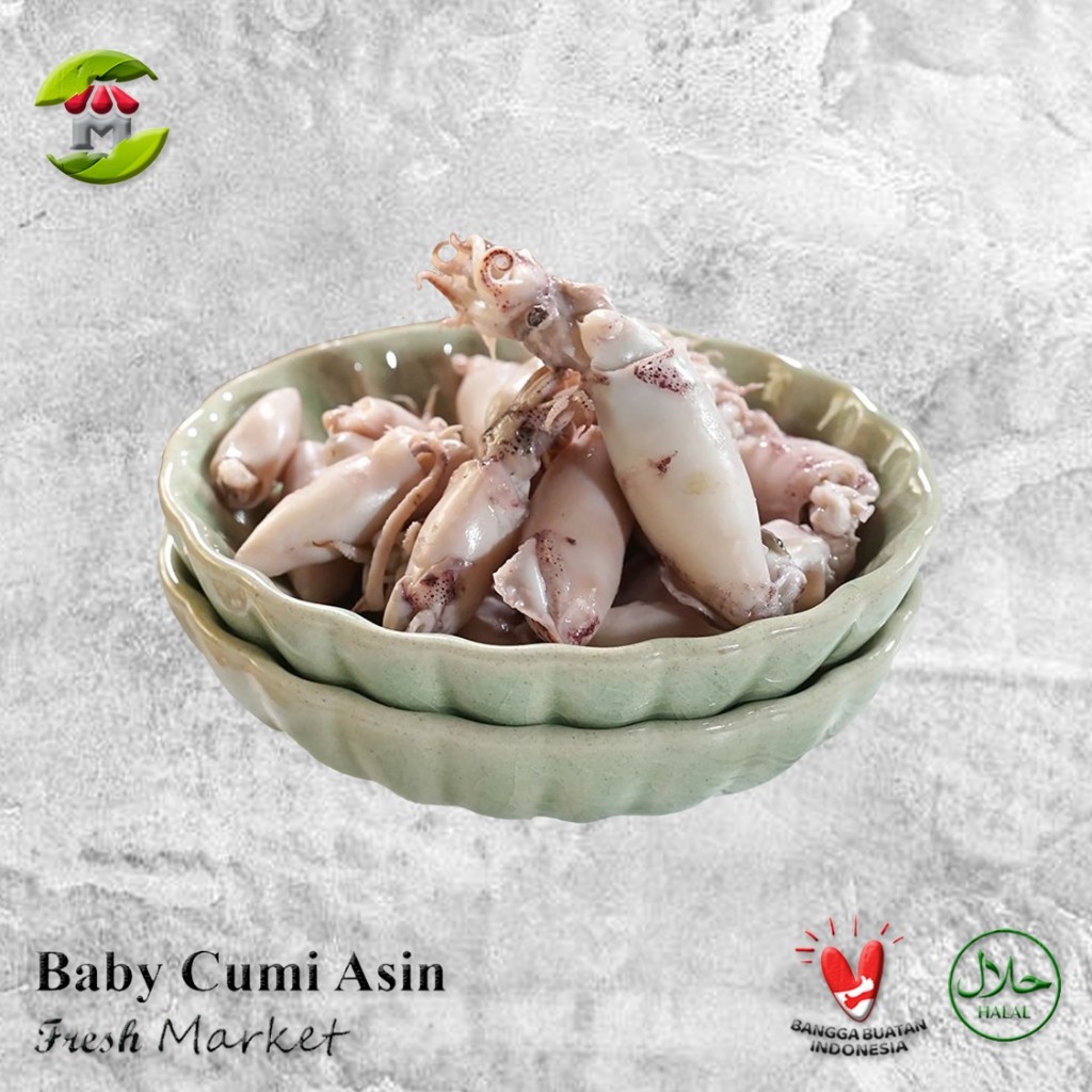 

[JAKTIM] Baby Cumi Asin Pack 250gr