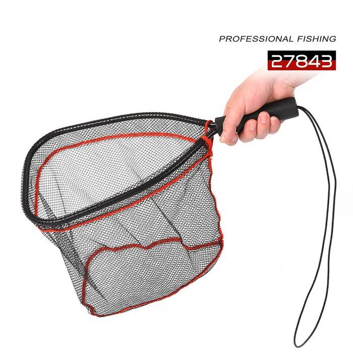 Serokan lipat segitiga dan bundar / Serokan Ikan Portable / Serokan lipat