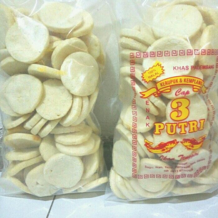 

JTTOP" KERUPUK SUPER IKAN TENGGIRI KHAS PALEMBANG UKURAN SEDANG/KANCING