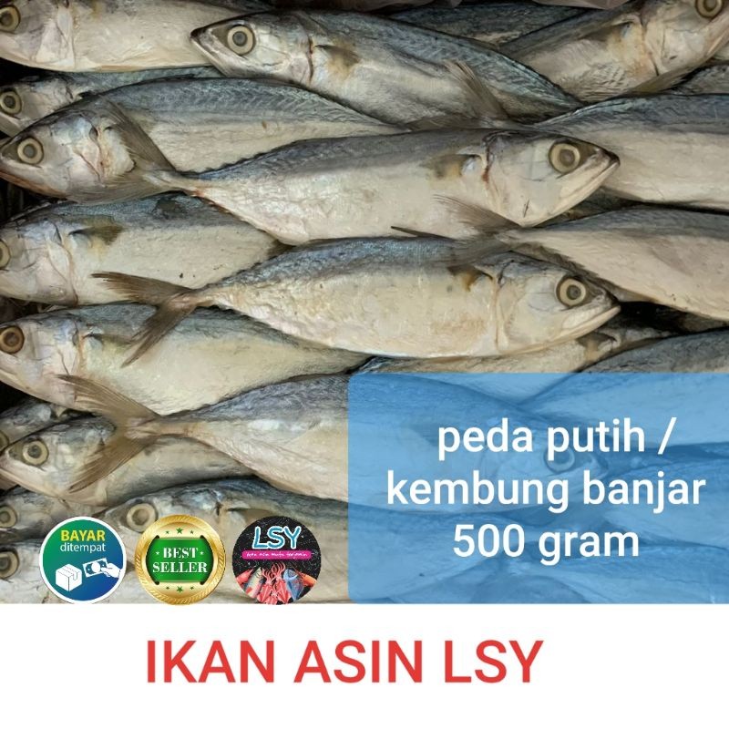 

ikan asin peda putih super/kembung banjar 500gr