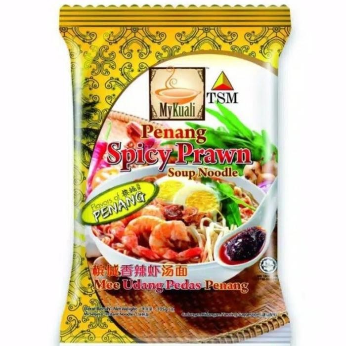 

Sale Terbatas Mykuali 105Gr Penang Spicy Prawn Mee Udang Pedas Aman