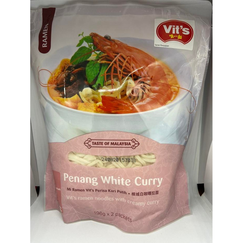 

Sale Terbatas Vit'S Penang White Curry Ramen 196 Gr X 2 Aman