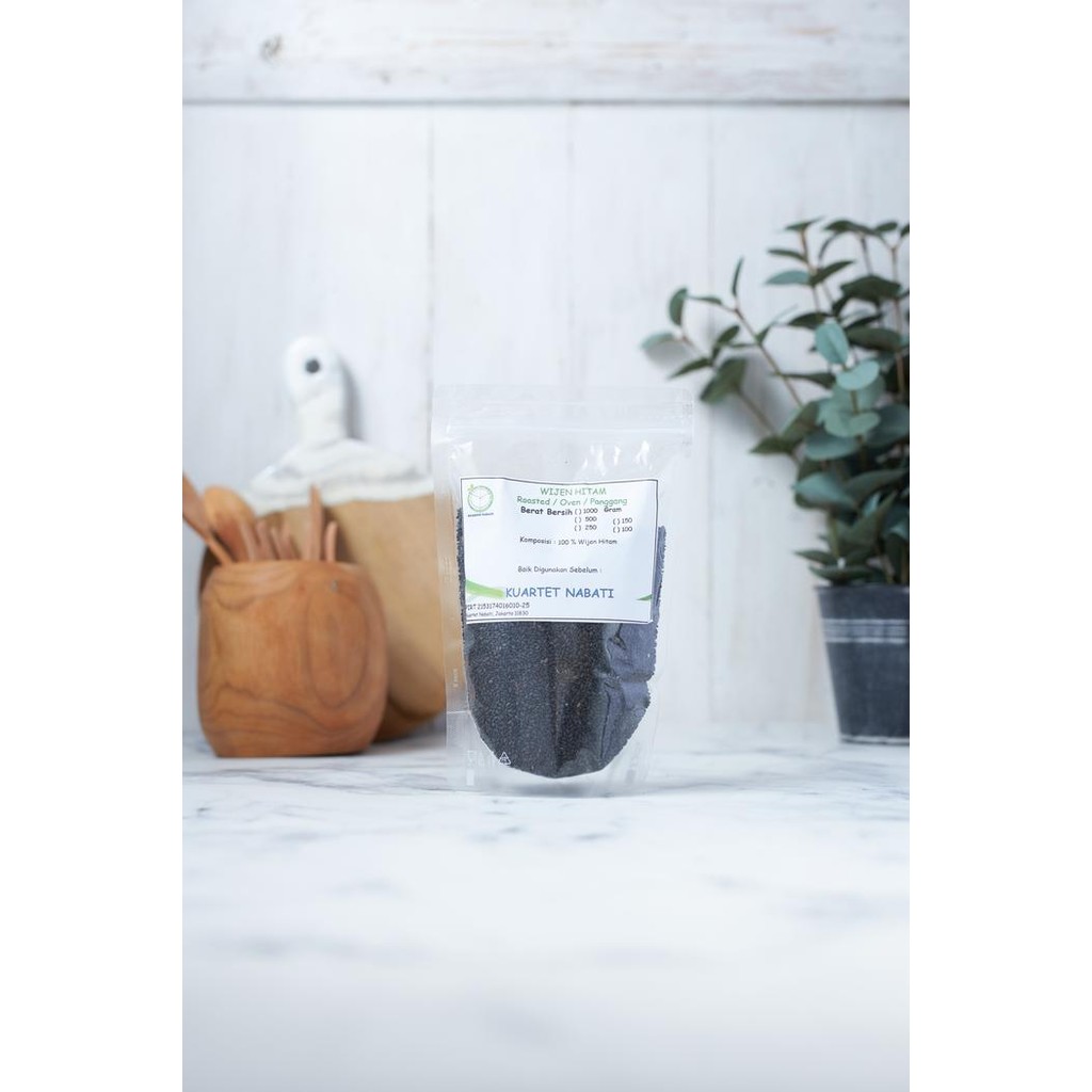 

JTTOP" 250GR ROASTED WIJEN HITAM - BLACK SESAME SEED - PREMIUM - SANGRAI