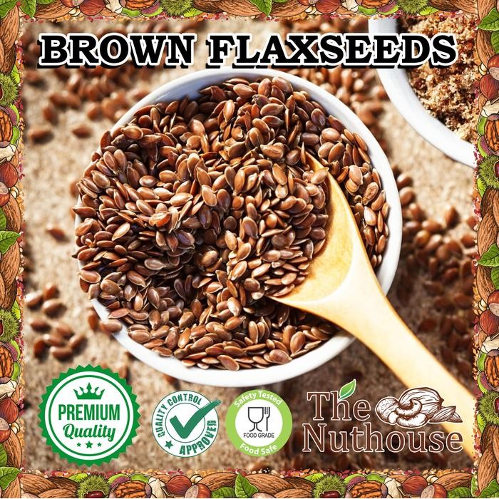 

JTTOP" 1KG BROWN FLAXSEED / BIJI RAMI / LINSEED