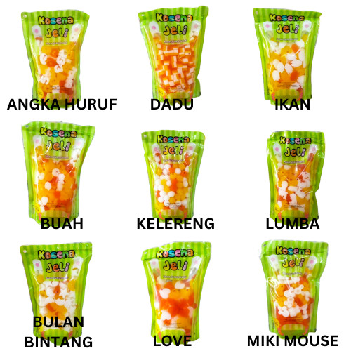 

Omahjajanan [1 Pcs] Jelly Motif Warna / Jelly Motif Hitam Putih / Kosena Jeli Motif / Minuman Es