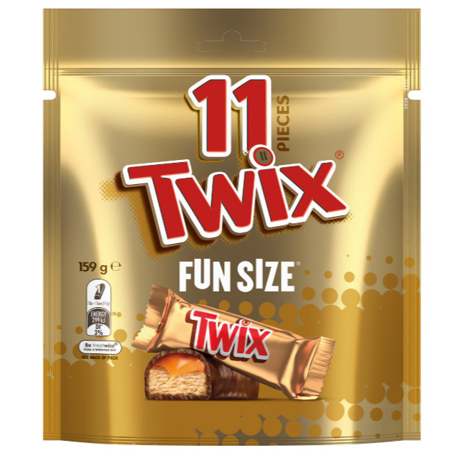 

Restokobar Twix Milk Chocolate Party Share Bag 11 Pieces 159G