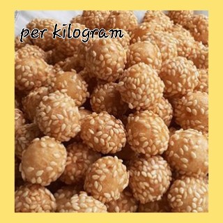 

Restokobar Keciput Wijen Bulat 1Kg (Snack Kiloan/Curah Bali)