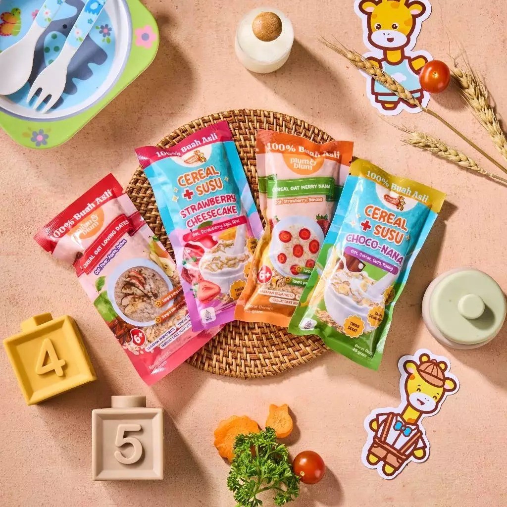 

Omahjajanan Plum & Blum Cereal Mpasi Travel Size