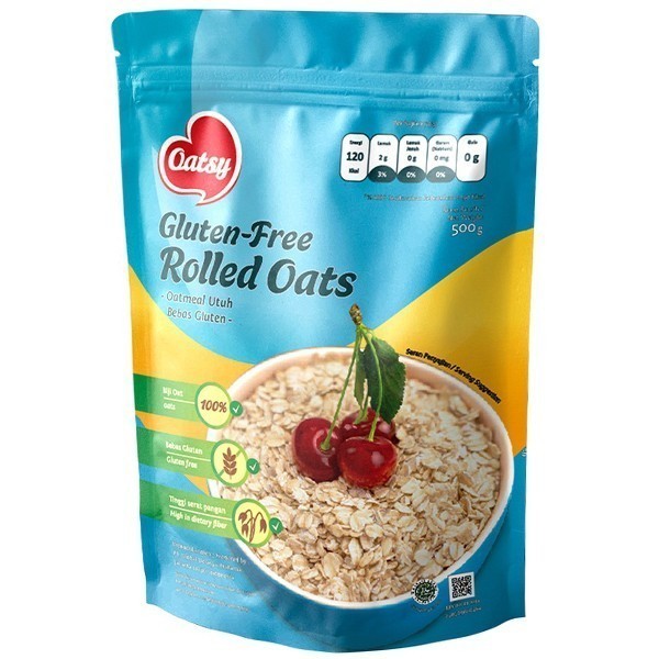 

Omahjajanan Gluten Free Rolled Oat Oatsy / Rolled Oat Gluten Free Oatsy - 500 Gram