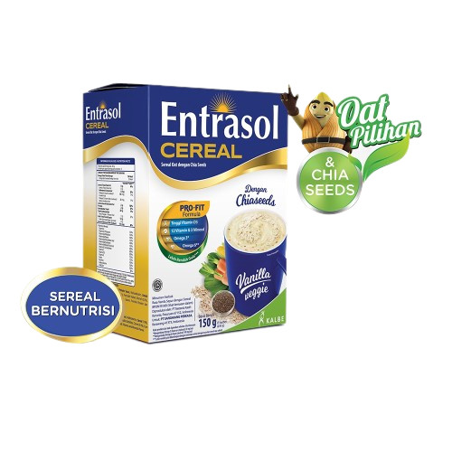 

Restokobar Entrasol Cereal Vanilla Veggie 150 Gram