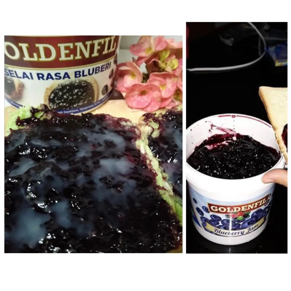 

Restokobar Goldenfil Blueberry Jam 1 Kg Selai Blueberry Premium