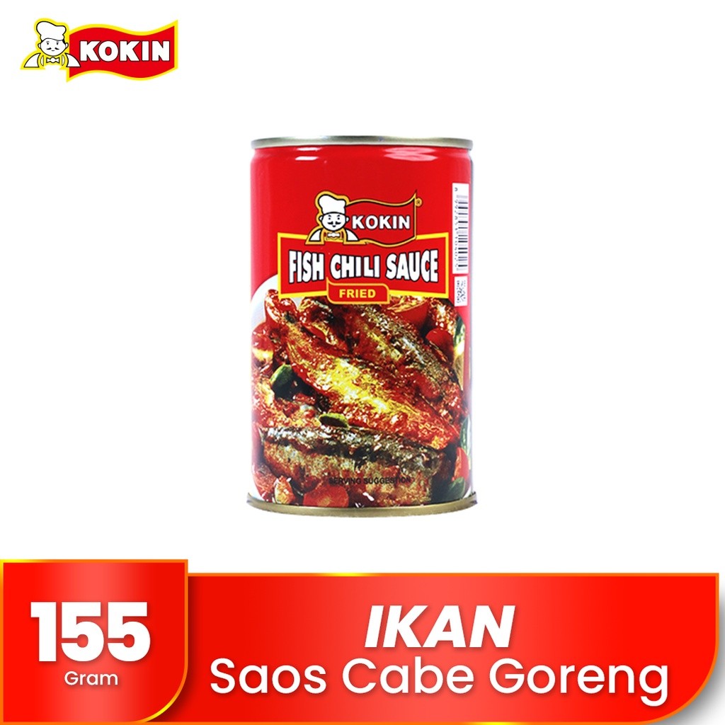 

Sega Tungtung Ikan Sarden Kaleng Saus Saos Cabe Makanan Siap Saji 155 Gram - Kokin