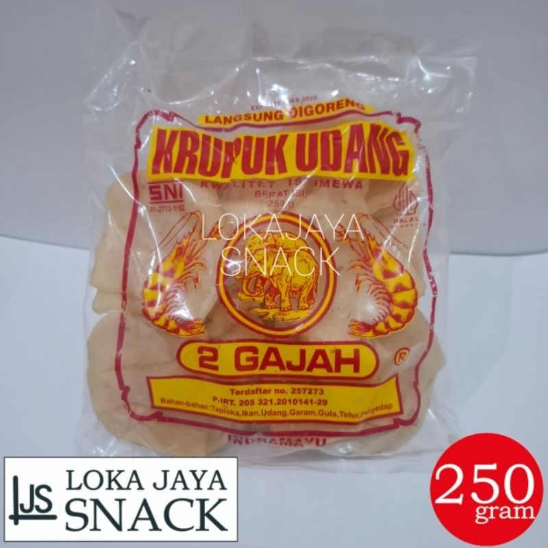

Omahjajanan Kerupuk Udang Kemasan 250Gram Padi Kapas , Indrasari , Hilham Gumilang Hg , 2 Gajah