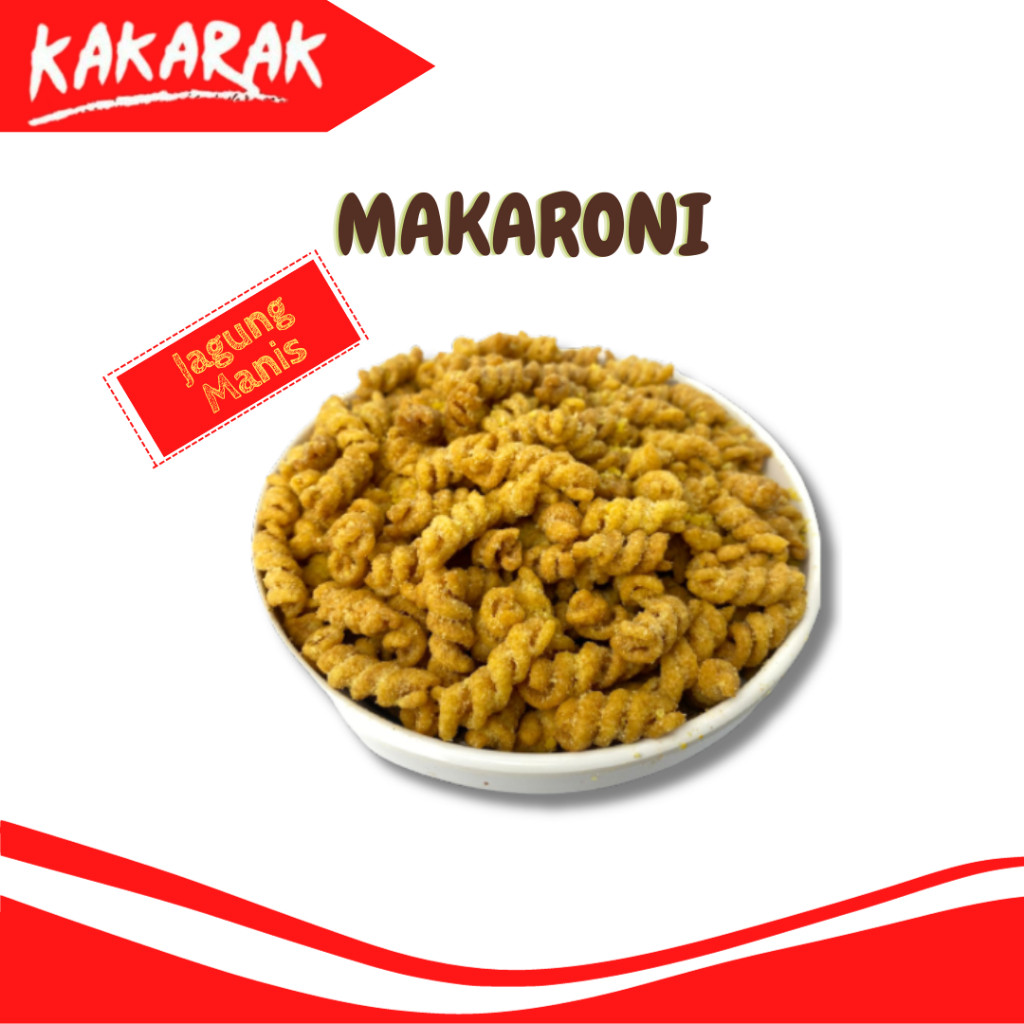 

Omahjajanan Kakarak - Makaroni Rasa Jagung Manis - Cemilan Makaroni Goreng - 85Gr