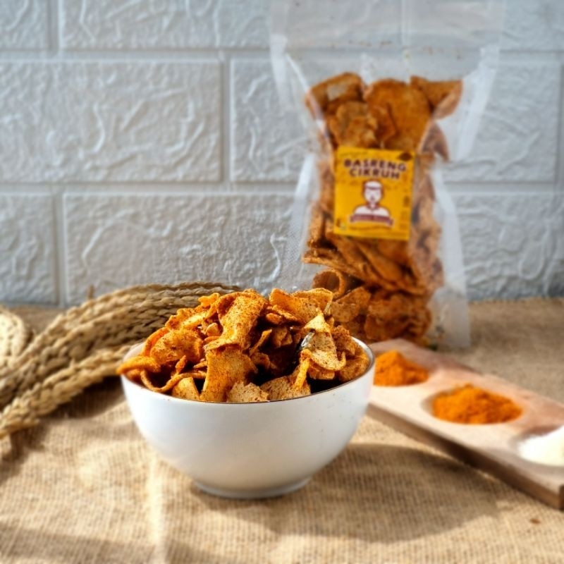 

Omahjajanan Basreng Daun Jeruk / Basreng Pedas / Basreng Bandung 250 Gr Mister Kress