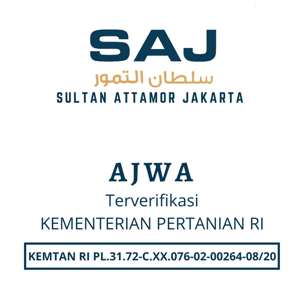 

Restokobar Kurma Ajwa Premium 1Kg / Kurma Ajwa Al Madinah / Kurma Nabi Ginal/Kurma 1000Gr/Kurma