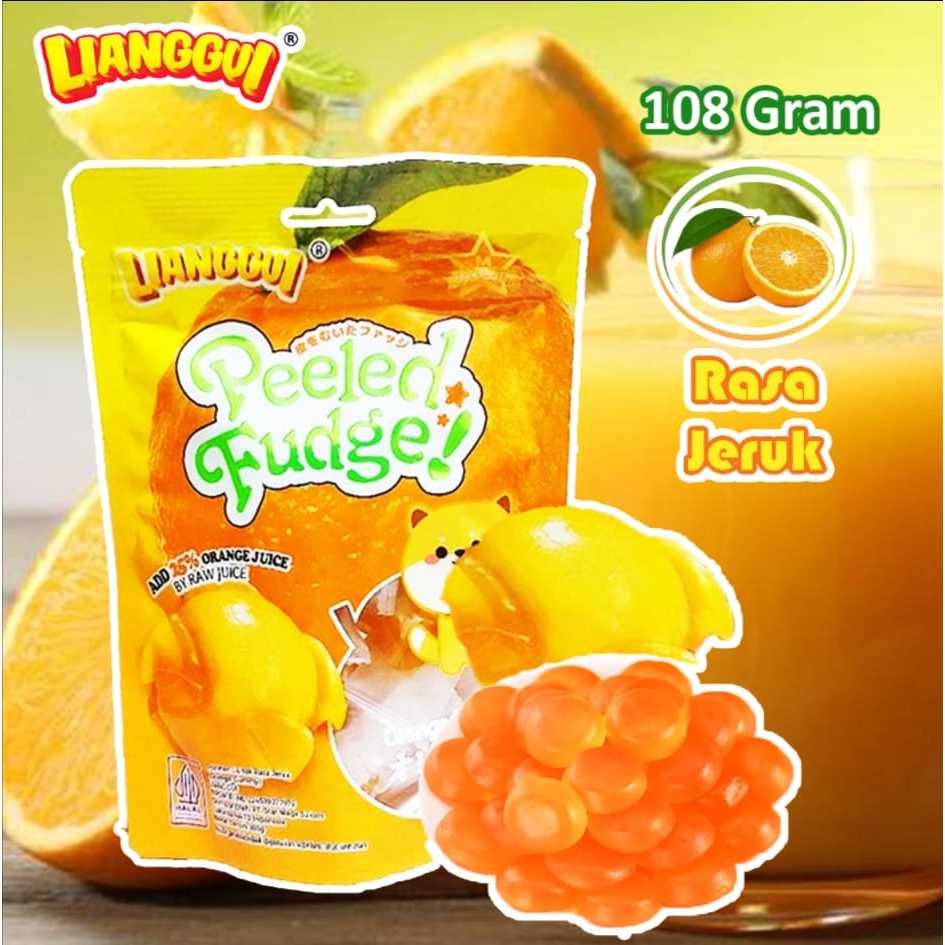

Restokobar Lianggui Permen Buah Jelly Kupas Rasa Buah Mangga Jeruk Lychee Strawberry / Permen Lunak