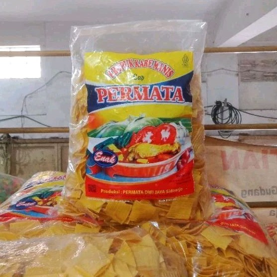 

Omahjajanan [Bal] Kerupuk Krupuk Mentah Seblak Bentuk Mawar Cap Permata Ukuran Tanggung/Mini Berat
