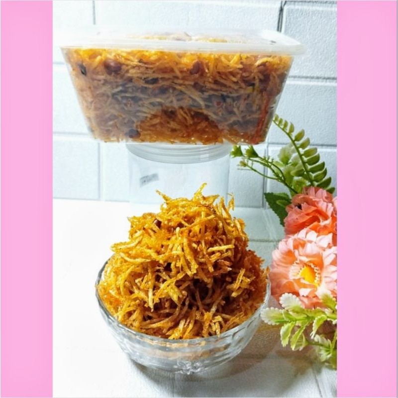 

Eumsig Kentang Mustofa Mix Teri 1/4 Kg Camilan Snack Lauk Kering Kentang Premium Gurih Kriuk