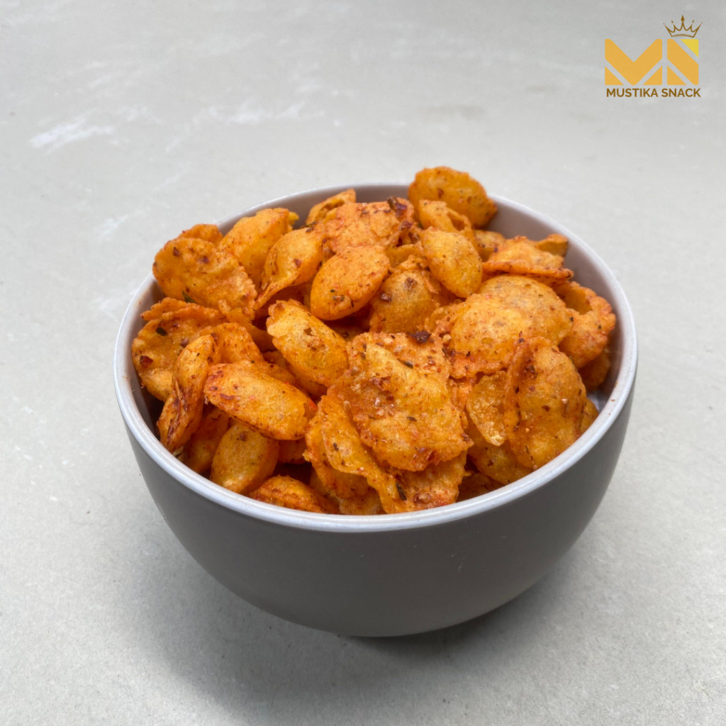 

Omahjajanan 1Kg Comring Singkong Kecimpring Pedas Gurih Daun Jeruk