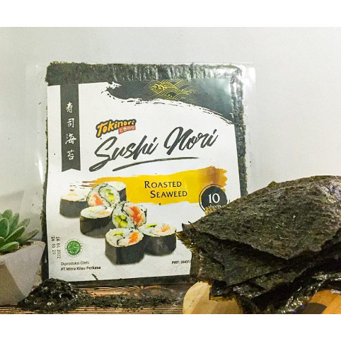 

Restokobar Tokin Sushi N 10 Lembar 25 Gr Halal Roasted Seaweed Rumput Laut Kimbap Sushi 10 Sheet