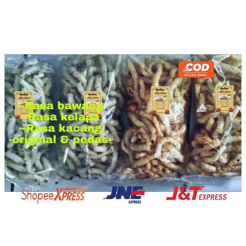 

Eumsig Kerupuk Gurilem Cililin Bandung Isi 350 Gram