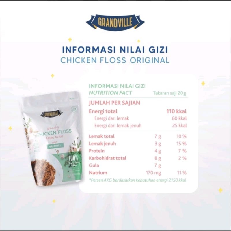 

Sega Tungtung Grandville Abon Ayam Original 100 Gr Mpasi Bayi Crunchy