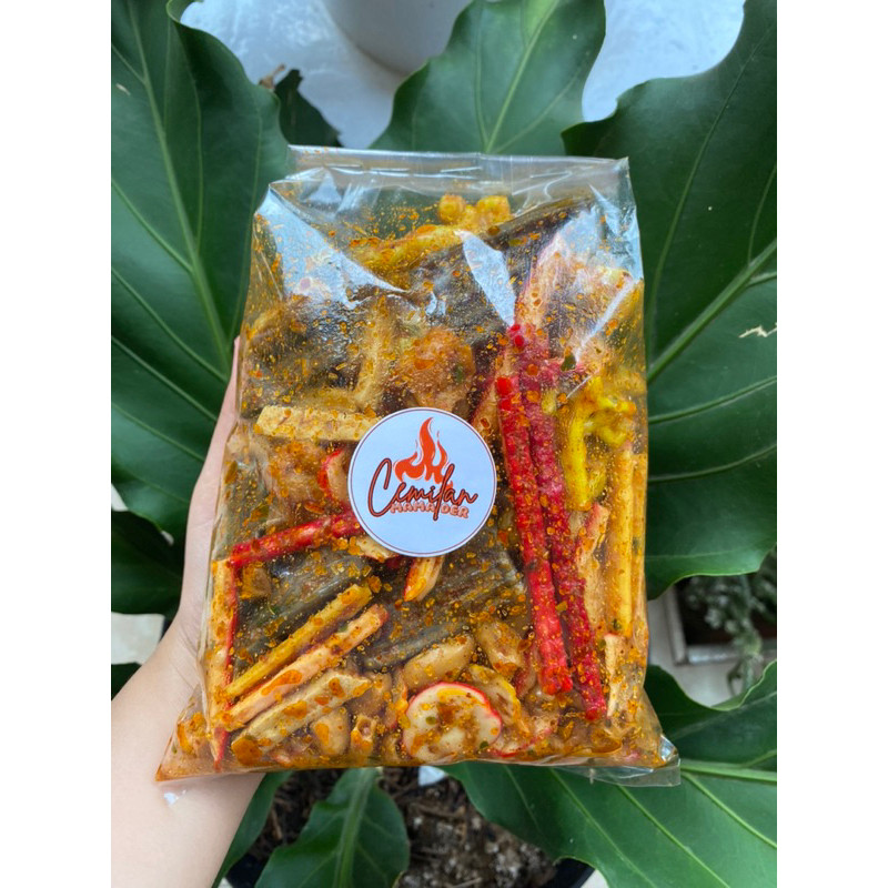 

Eumsig Kerupuk Seblak Mix Campur Bantat Pedas Daun Jeruk 250 Gr
