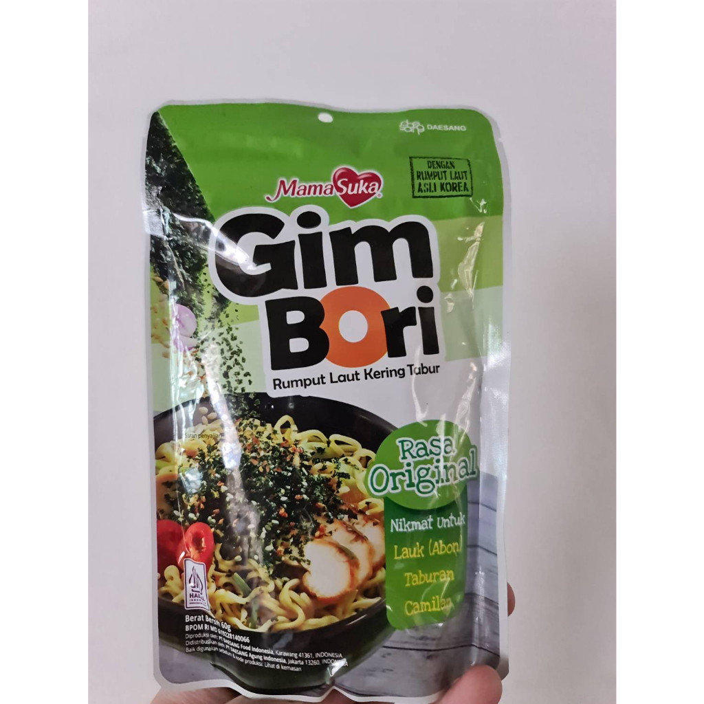 

Eumsig Bon Nori Mamasuka Gim Bori Rumput Laut Kering Tabur 60 Gram