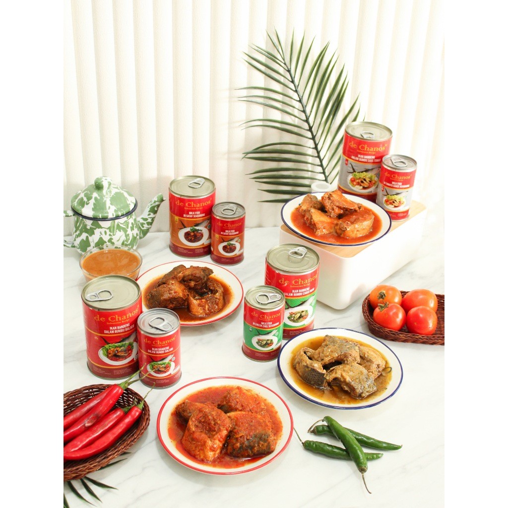 

Sega Tungtung De Chanos Ikan Sarden Bandeng Kaleng Rasa Sambal Balado 155Gr/425Gr