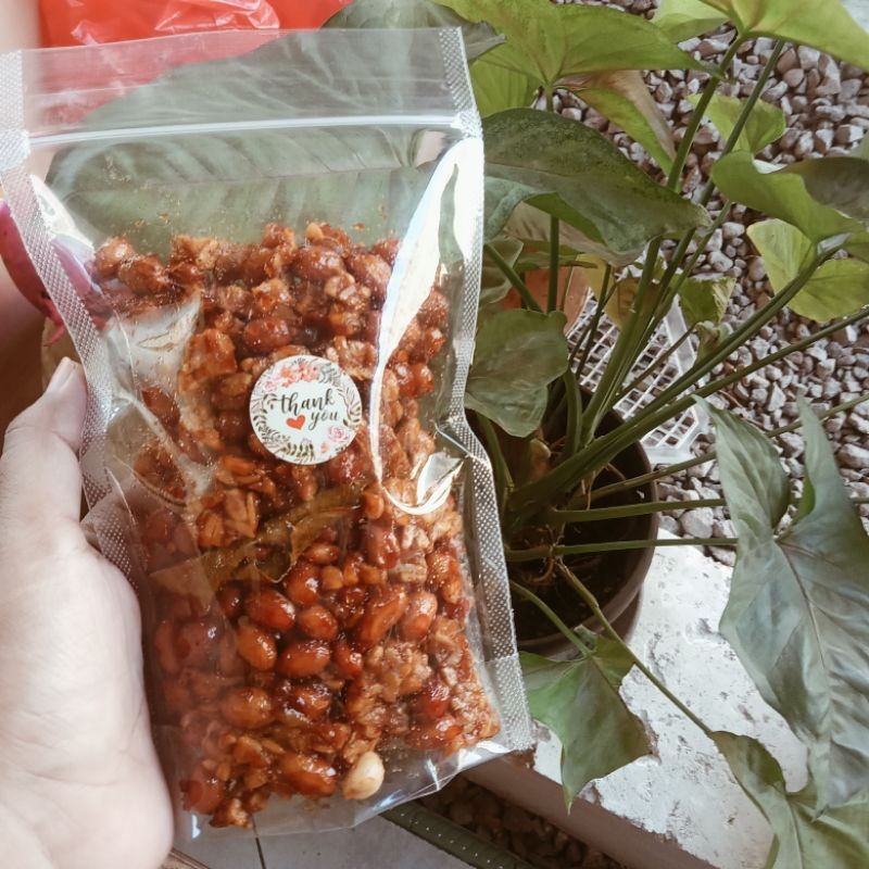

Sega Tungtung Teri Kacang Tempe Balado Pedas Manis 200Gr Orek Tempe Kacang Teri Medan Sambel Goreng