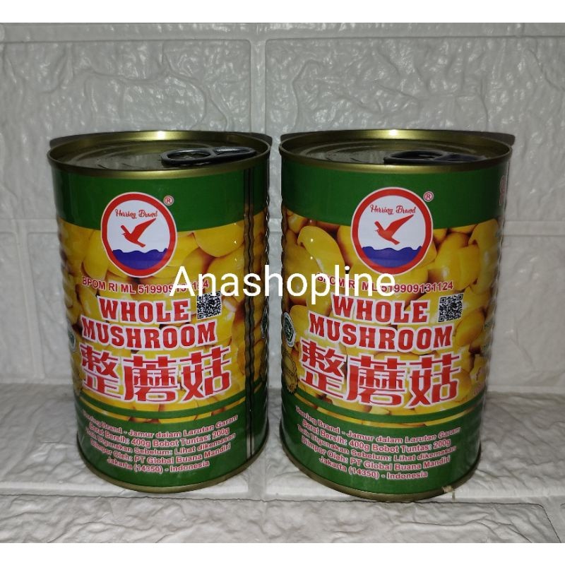 

Sega Tungtung Jamur Kancing Herring Brand / Moku / Mushrooms / Champignons / Canned