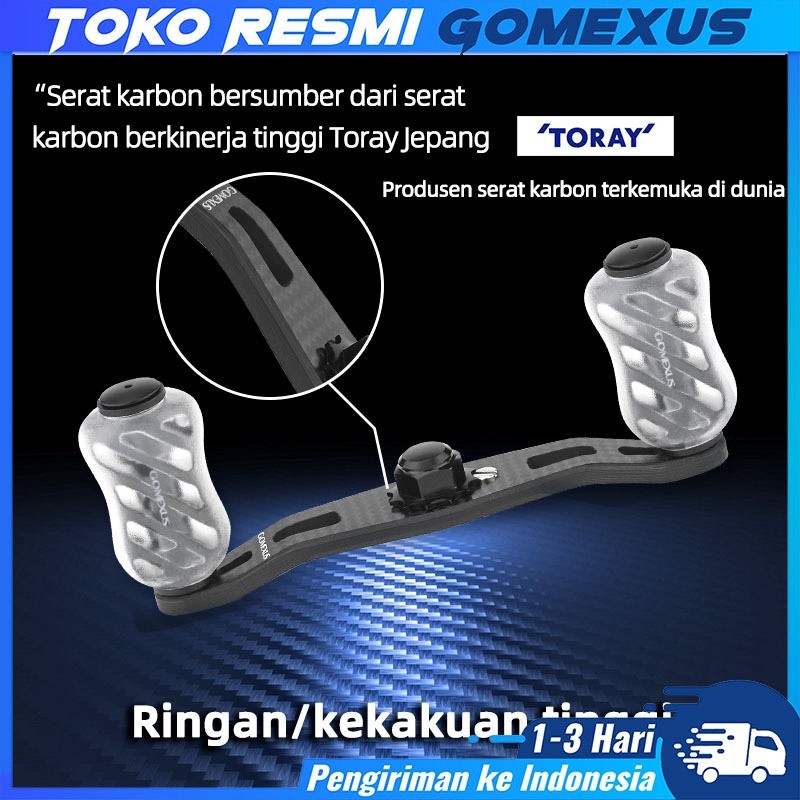 [Ready] Gomexus DC-S20 Twin Handle Reel Double Knob Stabilitas Yang Kuat 85/95mm For Shimano Daiwa