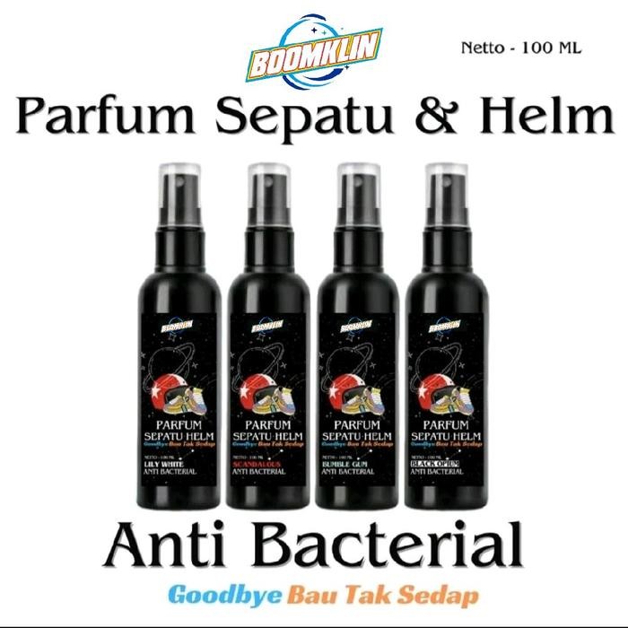 HARGA PROMO BOOMKLIN PREMIUM PARFUM SEPATU HELM ANTI BAU 100ML (BISA COD) GBT