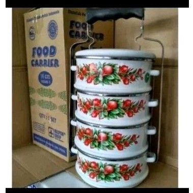 Rantang Tenong Maspion Panda Rantang Enamel Maspion Original Motif Bunga