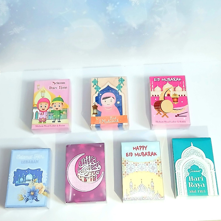 

(PER BOX 50 PCS)AMPLOP LEBARAN IDUL FITRI KARAKTER LUCU DAN UNIK ISI 50 PCS PER BOX