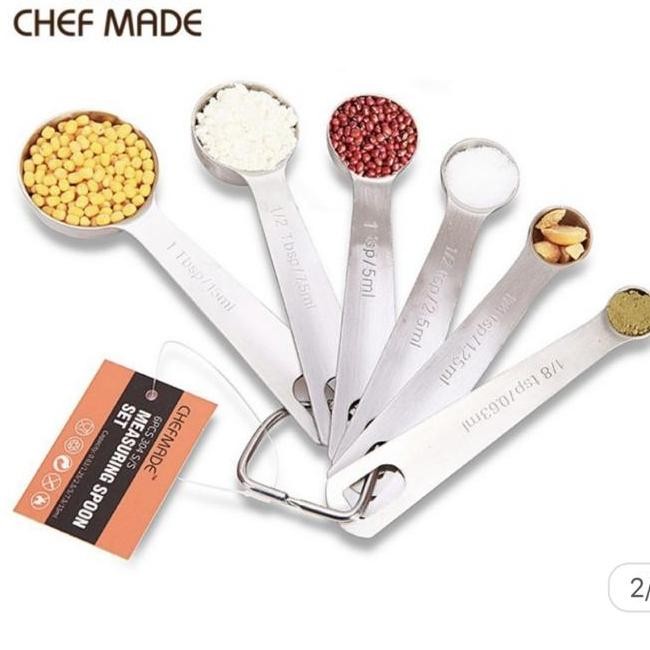 

Measuring Spoin Chefmade Stainless Steel / Sendok Ukur / Ukuran Takar