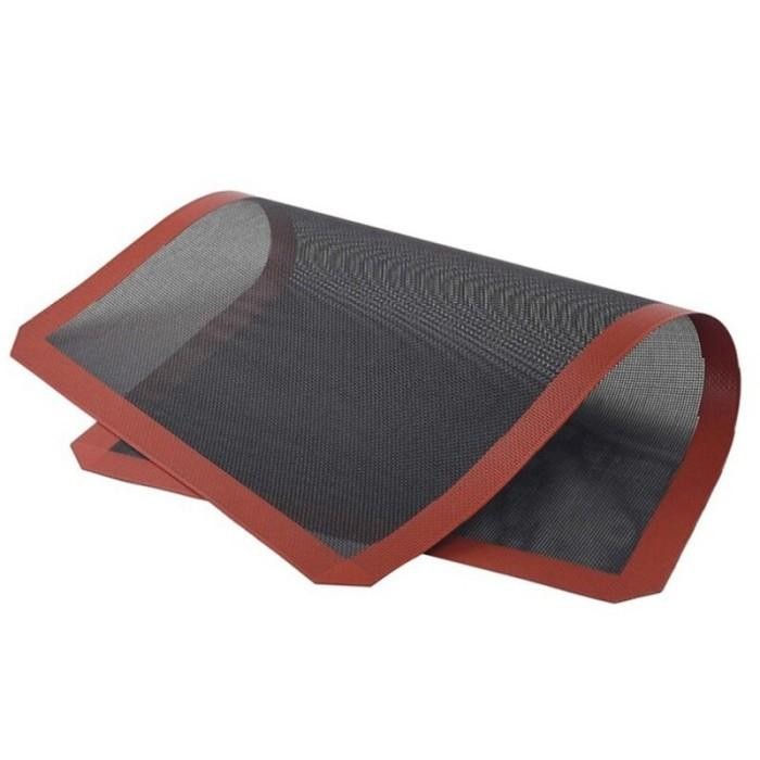 

Silicone Baking Mat Perforated Sil Pat Fiberglass 20 X 30 Alas Baking Lubang Hitam Pastry Mat