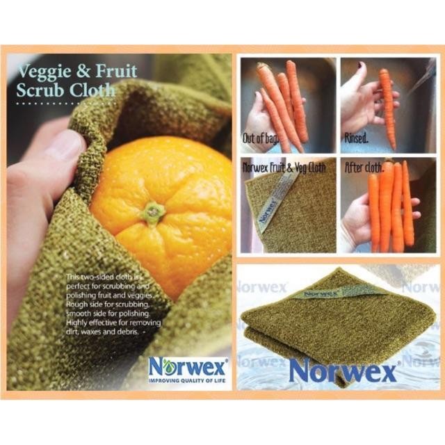 

Norwex Veggie And Fruit Scrub Cloth Kain Pembersih Buah Dan Sayur